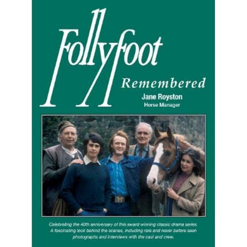 Book cover: “Follyfoot Remembered” with cast photo and a horse.