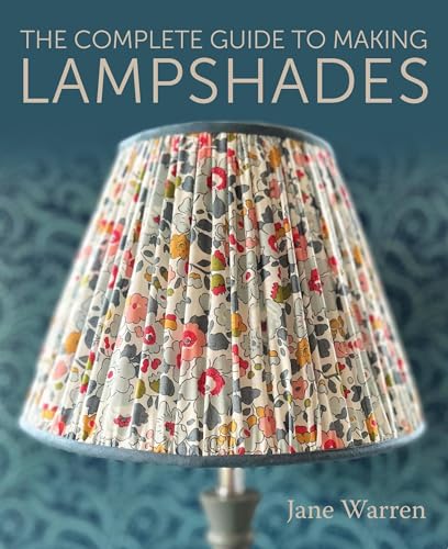Book cover featuring a pleated floral lampshade against a dark teal patterned background.