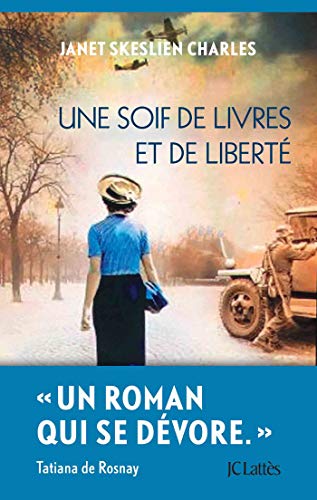 Book cover: woman with hat facing vintage car in snowy landscape.