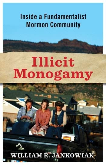 Book cover: “Illicit Monogamy” with three women sitting on a truck.