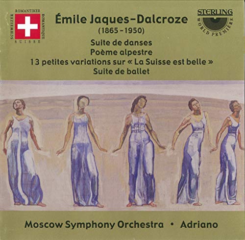 CD cover for “Suite de danses” featuring illustrated figures in motion.