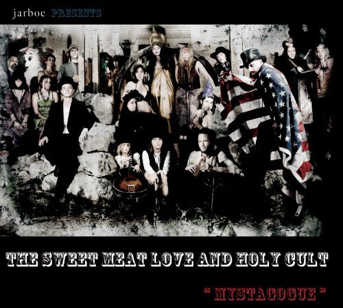 CD cover for Jarboe’s “Mystagogue” featuring a large group in dark clothing.