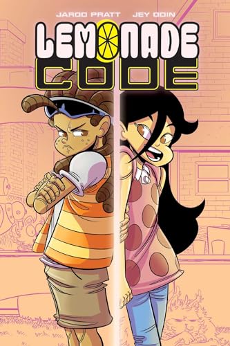 Comic book cover featuring two young people and the title “Lemonade Code”.