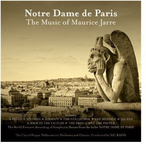CD cover for Maurice Jarre’s “Notre Dame de Paris” with a gargoyle.