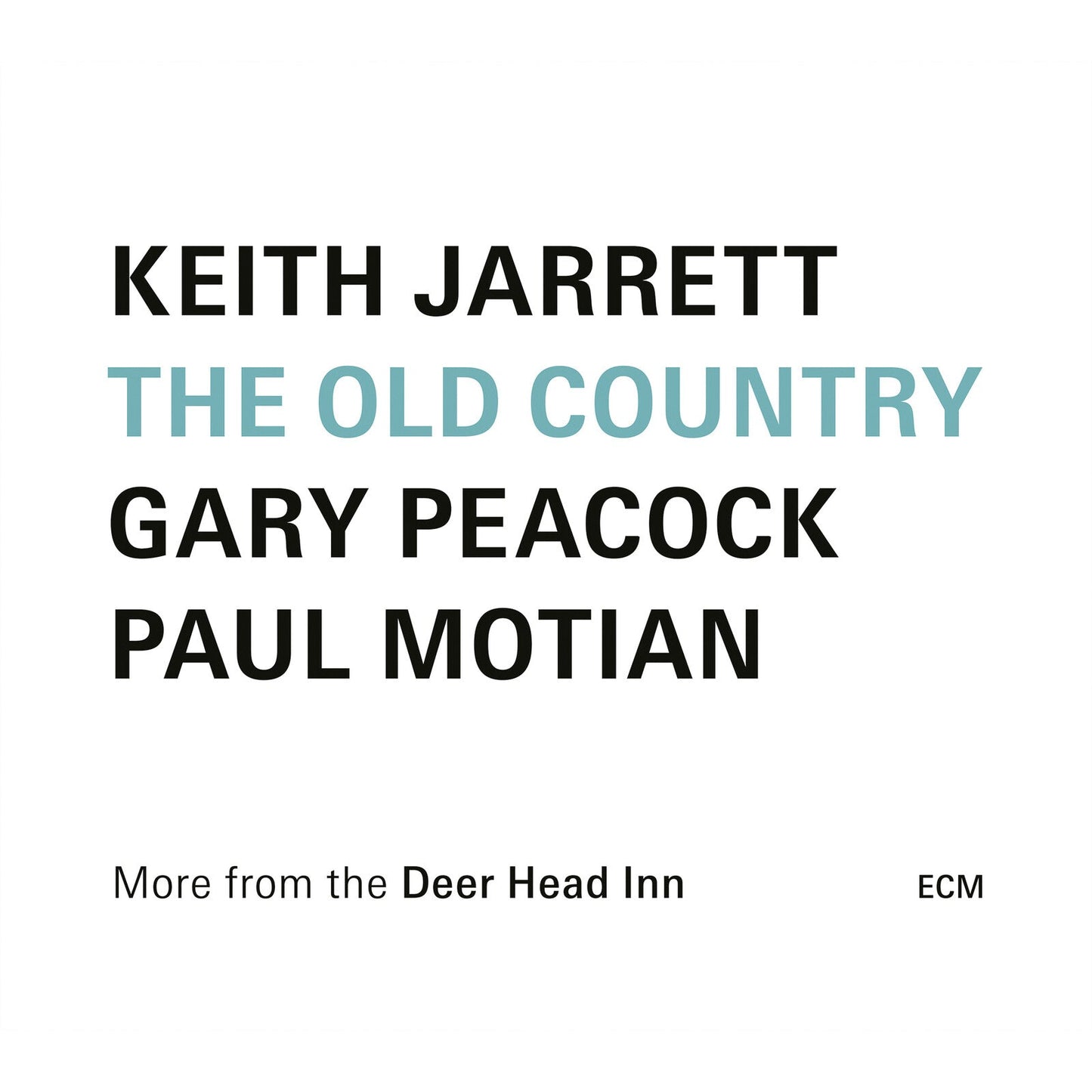 CD cover for Keith Jarrett’s “The Old Country” with artist names.