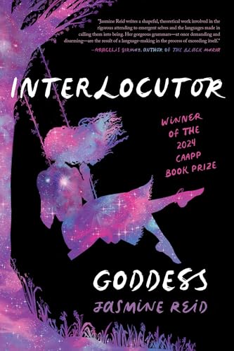 Book cover: silhouette of a girl on a swing filled with galaxies.