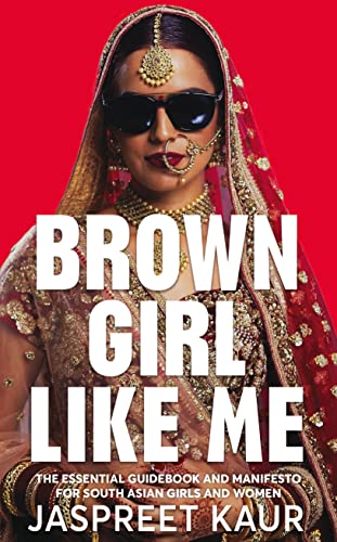 Book cover: woman in traditional South Asian attire and sunglasses.