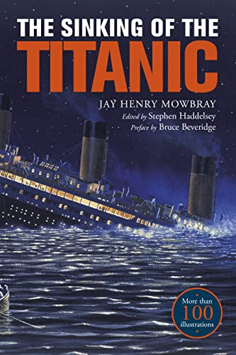 Book cover depicting the Titanic sinking into a stormy, dark ocean.