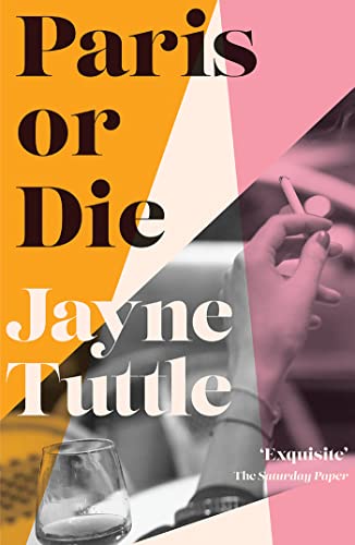 Book cover with bold text, a hand holding a cigarette, and a glass.