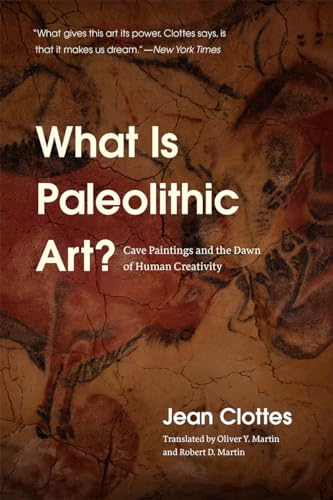 Book cover featuring Paleolithic cave painting of reddish-brown bison.