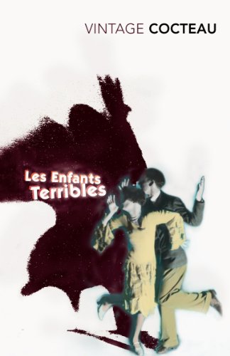 Book cover: "Les Enfants Terribles" with a dancing couple and shadow.