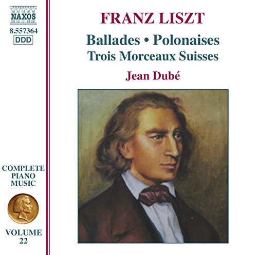 CD cover featuring a portrait of Franz Liszt and text details.