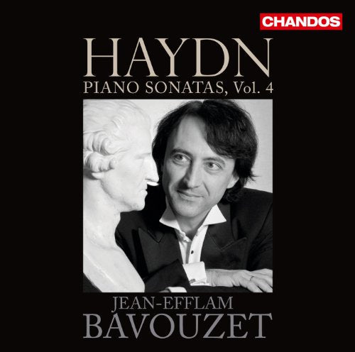 CD cover: pianist Jean-Efflam Bavouzet and a classical bust.