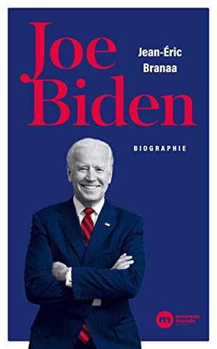 Book cover featuring a portrait of Joe Biden, with red and blue text.