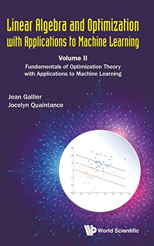 Book cover: “Linear Algebra and Optimization,” Volume II, with graph illustration.