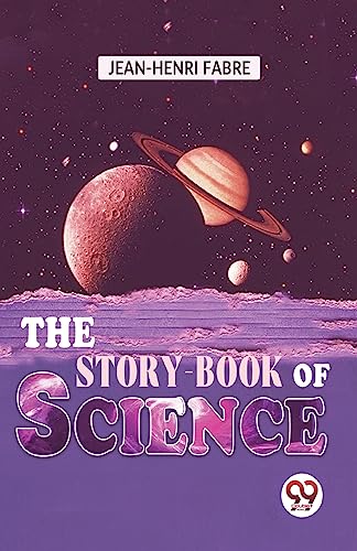 Book cover: "The Story-Book Of Science" with planets and author Jean-Henri Fabre.