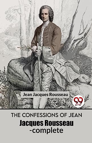 Book cover featuring a portrait of Jean Jacques Rousseau, with title text.