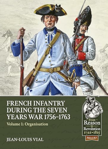 Book cover depicting two French infantry soldiers from the Seven Years War.