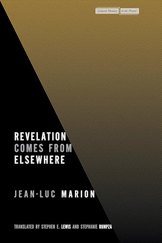 Book cover: black and gold diagonal split, white text, author Jean-Luc Marion.