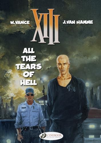 Book cover: two men in a dystopian city, large Roman numerals "XIII".