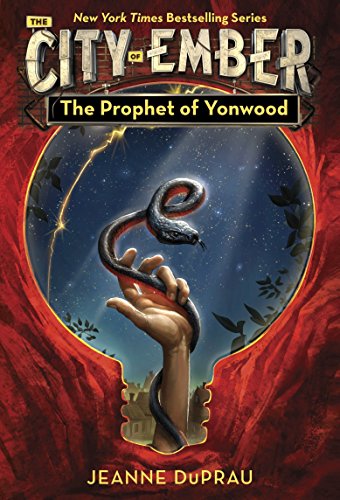 Book cover: hand holding a snake against a starry, city backdrop.