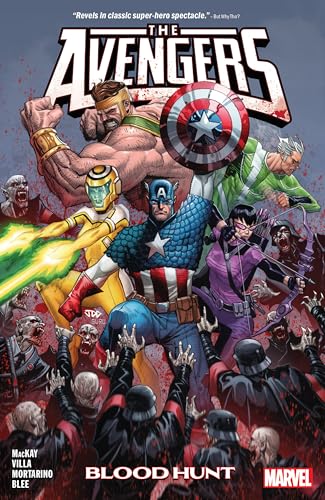 Avengers comic cover featuring heroes battling vampires and monstrous figures.