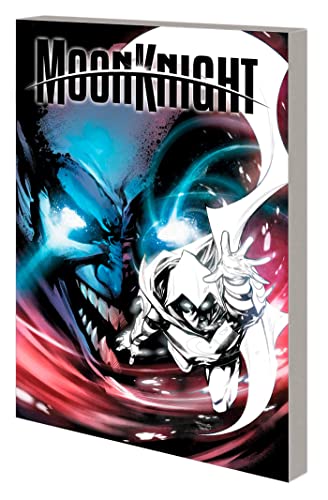 Moon Knight comic book cover featuring a cloaked figure in dynamic pose.