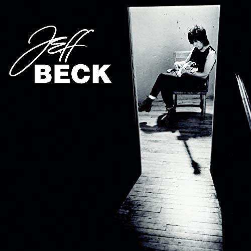 Jeff Beck album cover: guitarist seen through a doorway in black and white.