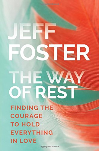 Book cover with white text on teal and red feather background.