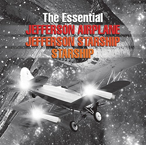 CD cover for Jefferson Airplane/Starship featuring a vintage biplane in space.