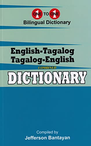 Cover of "English-Tagalog & Tagalog-English One-to-One Dictionary.