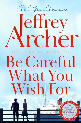 Book cover featuring a man and woman looking at a ship against blue sky.