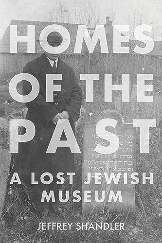 Book cover: Man with a gravestone, titled “Homes of the Past.”