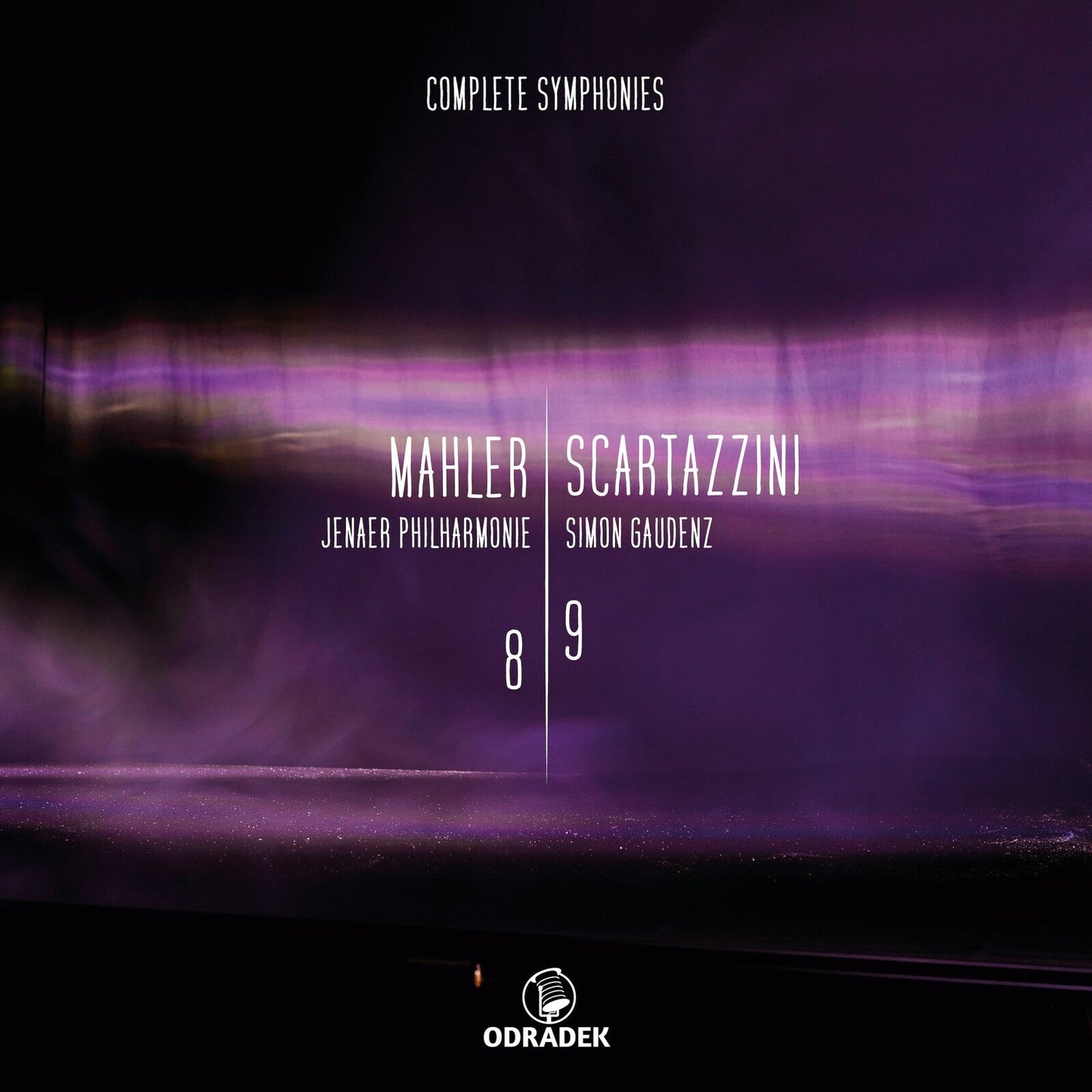 CD cover for Mahler Symphony No. 9, Jenaer Philharmonie, Scartazzini.