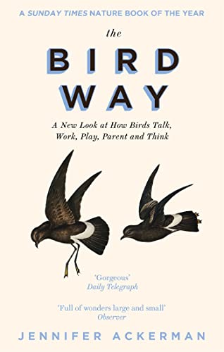 Book cover featuring two detailed illustrations of black and white birds.