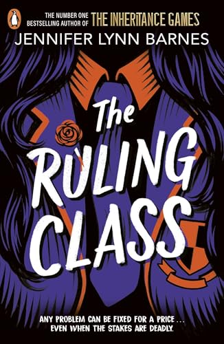 Book cover for “The Ruling Class” with purple, orange, and black design.