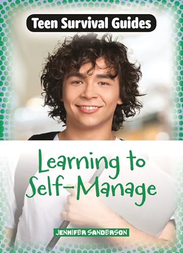 Book cover: "Learning to Self-Manage" with a teen's portrait.