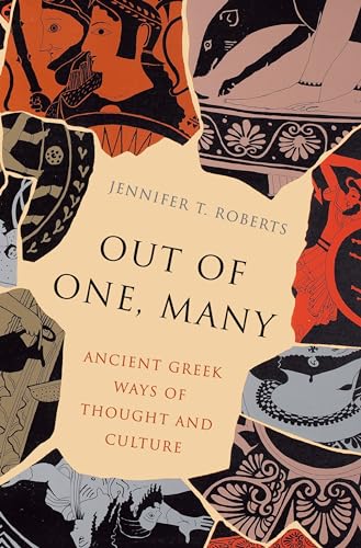 Book cover featuring fragments of ancient Greek pottery art surrounding the title and author.