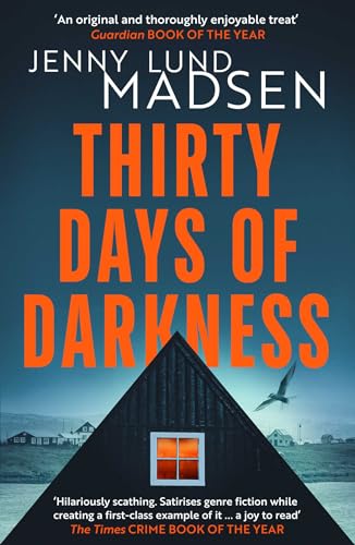Book cover: "Thirty Days of Darkness" with a dark house and bird.