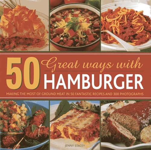 Cookbook cover with ground meat recipes, likely featuring images of mince dishes.