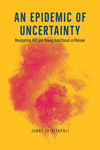 Book cover: yellow background, red abstract shape, and white text.