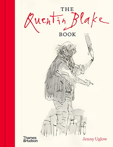 Book cover with a Quentin Blake sketch of a man holding a pen.