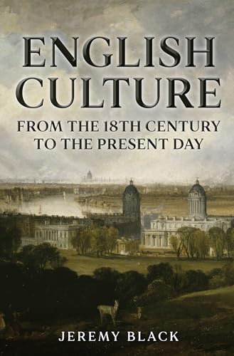 Book cover for "English Culture" with a historical cityscape background.