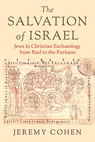 Book cover: "The Salvation of Israel" with medieval illustration.