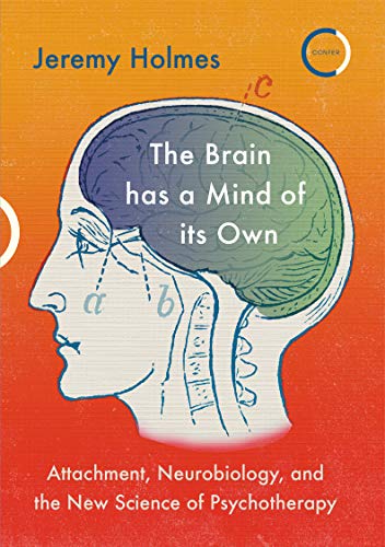 Book cover with a profile silhouette and colorful brain illustration.