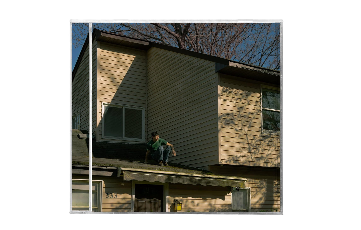 CD cover for Jeremy Zucker’s “Garden State” featuring a house exterior.