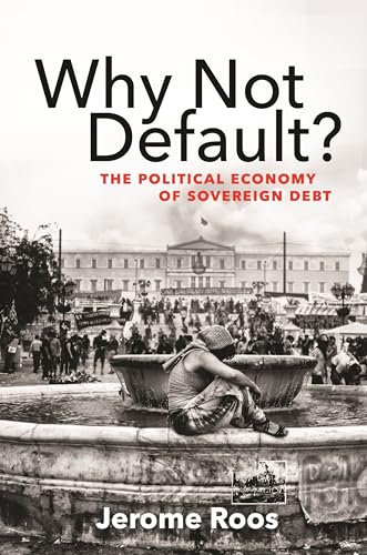 Book cover: “Why Not Default?” with a protest scene background.