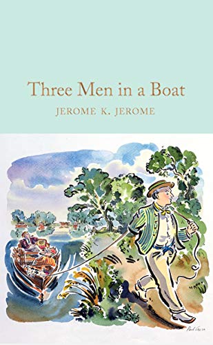 Book cover illustration of a man pulling a boat along a riverbank.