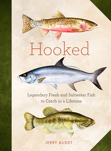 Book cover featuring illustrations of a trout, bass, and other fish.