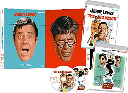 Jerry Lewis Blu-ray case with film stills and two discs included.